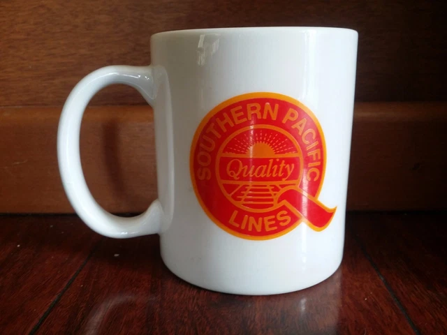 Vintage SOUTHERN PACIFIC LINES COFFEE MUG RAILROAD