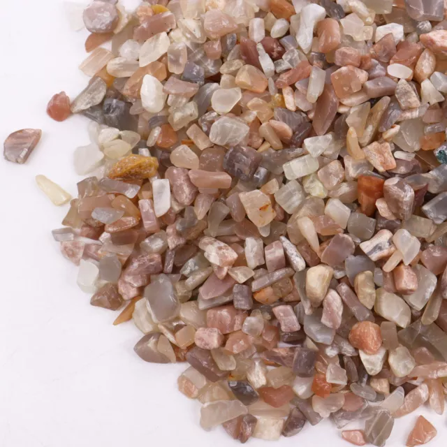 1kg Gemstone Chips Natural Loose Stones Bag of Moonstone Crafts
