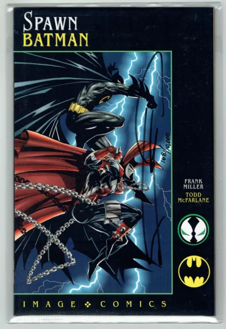 Image Comics: SPAWN/BATMAN signed by Frank Miller #1681/10,000 DF COA 1994