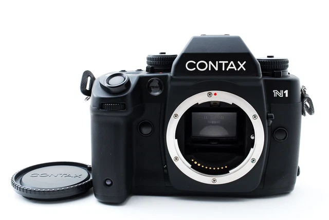 [Near MINT] Contax N1 35mm SLR AF Film Camera Body Black w/Cap From JAPAN #121