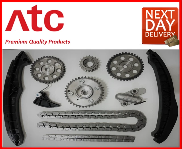 SEAT LEON TIMING Chain Kit & Camshaft Vvt Gear Mk 2 1P1 1.4 Tsi 2007 On