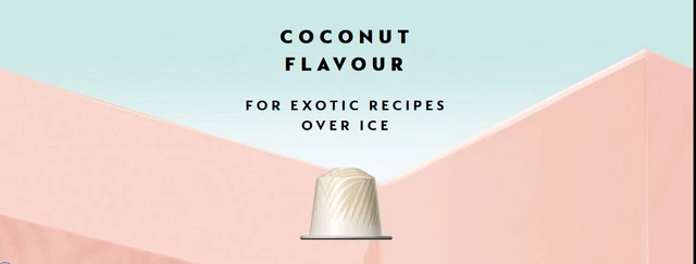 *Nespresso Limited Edition: 100 X Coconut Flavour Over Ice Coffee Pods **