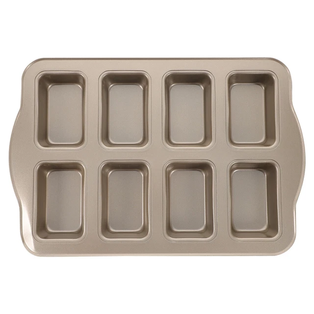 Teglia for brownie in silicone, 4 cavità teglia quadrata antiaderente stampo for caramelle al cioccolato stampo