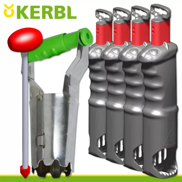 Kerbl 4x Trampa de Ratones Volestop + Accesorios Schermäuse Jardín Cama Flores