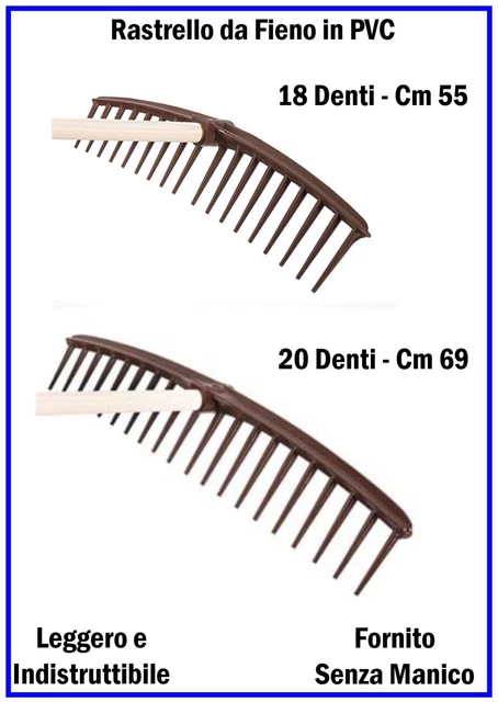 Rastrello Da Giardino KADAX Con Manico Legno - Rastrello A Ventaglio Per Foglie Ed Erba Tagliata - Foto 6