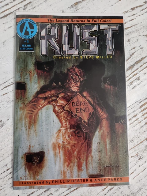 Rust #1 Adventure Comics 1st Appearance SPAWN Ad 1992 TODD McFARLANE NM