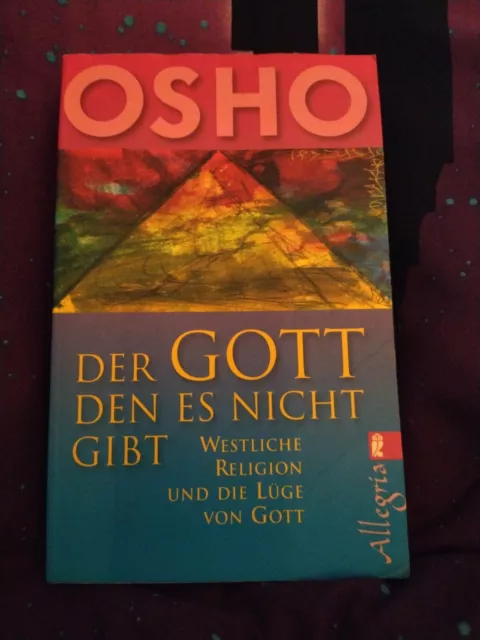 Der Gott, den es Nicht gibt Osho Buch Zustand gut