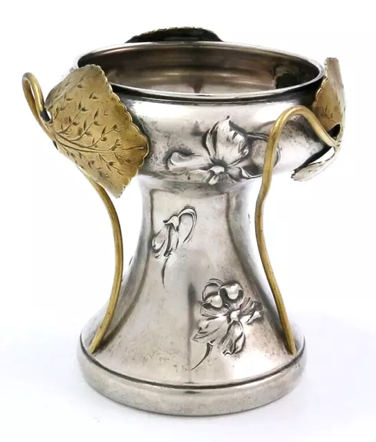 American MIXED METALS and Sterling Silver Bud Vase