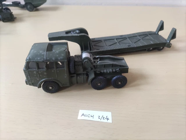 Dinky Toys Berliet Tous Terrains Avec Remorque – Métal Vert, Fabrication Française, Très Bon état