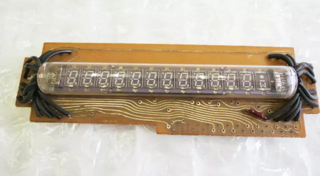 LD8121 NEC VFD TUBO 13 cifre 7 segmenti per orologio/calcolatrice Nixie, NUOVO LD8121 NEC VFD TUBO 13 cifre 7 segmenti per orologio/calcolatrice Nixie, NUOVO