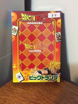 Dragon Ball Z Playing Cards Japanese Box Large Jumbo 4 x 6 Inch New!