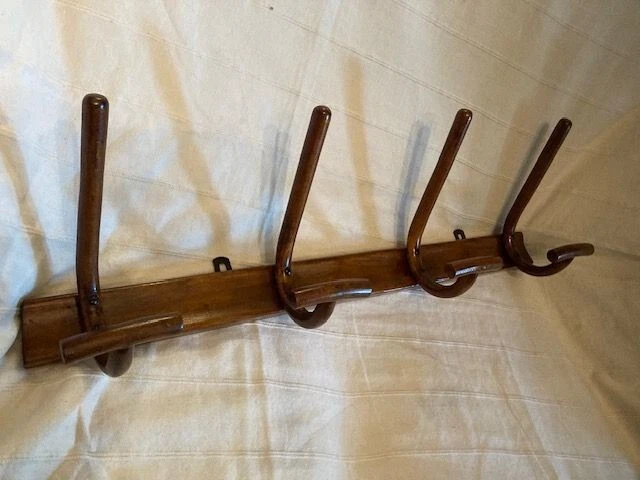 Thonet Appendi Abiti A 4 Riccioli Epoca Fine 800