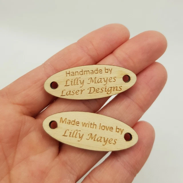 Personalised sew on tags,clothing tags,knitting labels,crochet,garment, handmade