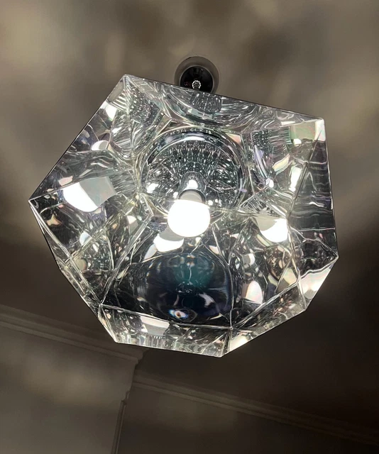 Tom Dixon Cut Pendant light blue - ceiling fixture shade - New in open b