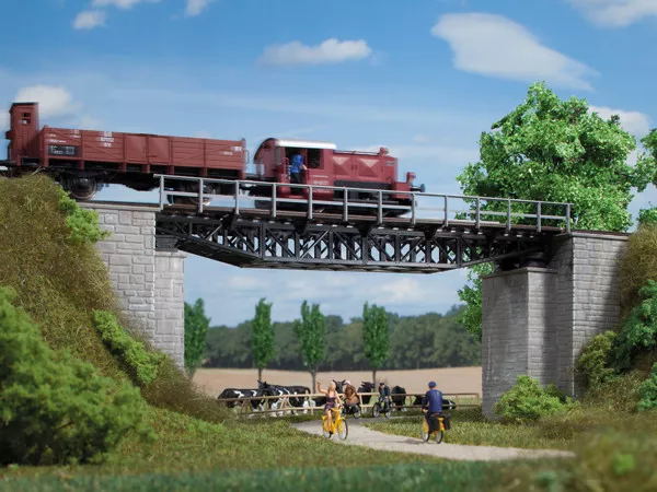 Auhagen kit 11365 HO RAILROAD BRIDGE