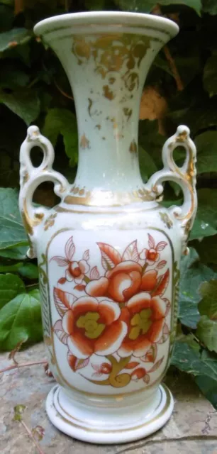 Vase ancien en Porcelaine de Bayeux XIX ème siècle