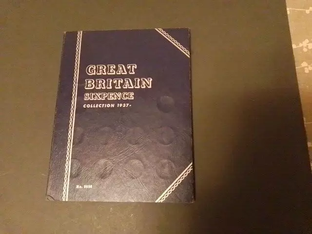 Great Britain Whitman Folder 9690 Sixpence Collection 1937 to 1967 Complete