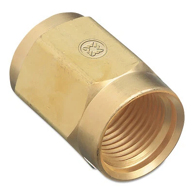 Regulator Inlet Nuts, Air, Brass, Cga-347, Hand-Tight Western Enterprises 63472