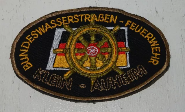 Ärmelabzeichen Bundeswasserstraßen-Feuerwehr Klein-Auheim Hanau Feuerwehr