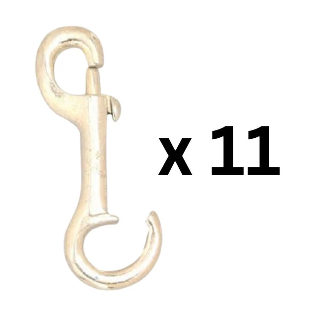 11 Pack Rigid Bolt Snap, Zinc Plated, 3/8" x 13/32" x 3-1/2", Campbell T7606011
