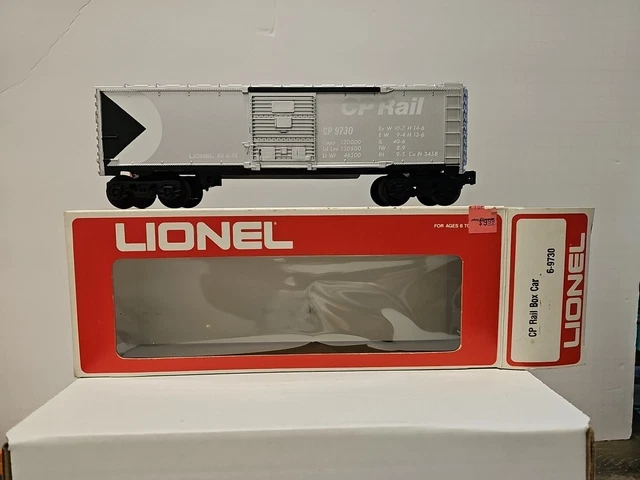 Lionel O & 027 Gauge CP Rail Box Car 6-9730.