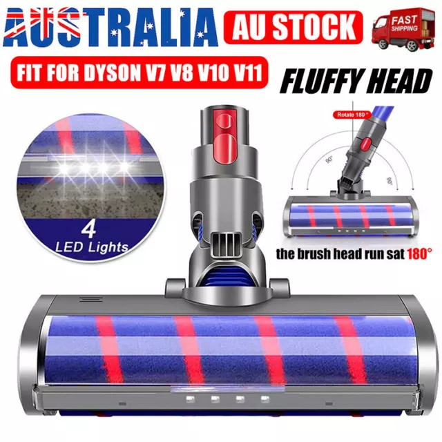 For Dyson V7 V8 V10 V11 Fluffy Floor Soft Roller Cleaner Head Brush Vacuum Parts