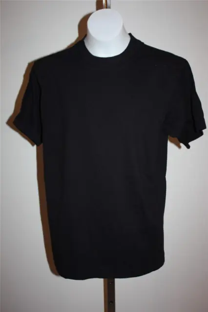 NEW YOUTH Medium M (10/12) Nice Black REEBOK T-Shirt 16RJ
