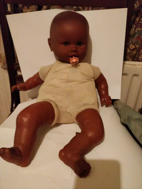 Bambola vintage bambina like/baby bambola occhi chiusura brillanti condizioni poco giocate