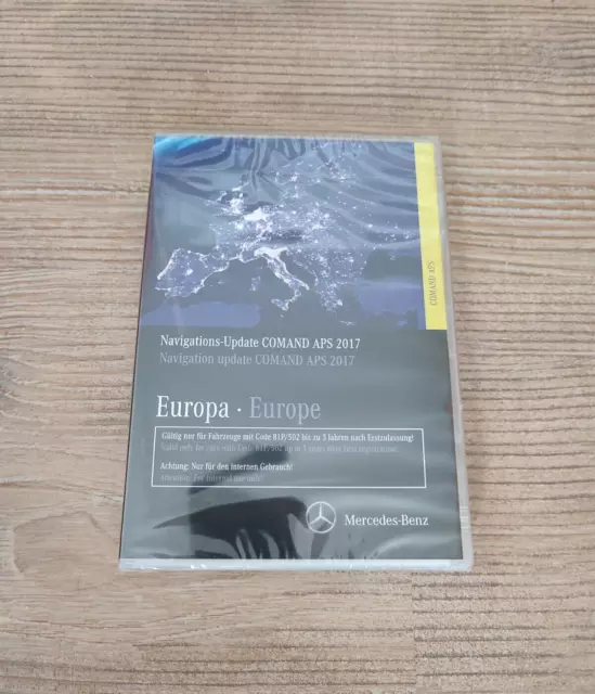 DVD Navigation Mercedes COMAND APS NTG2.5  EUROPA 2017  A2198272400  zitrus