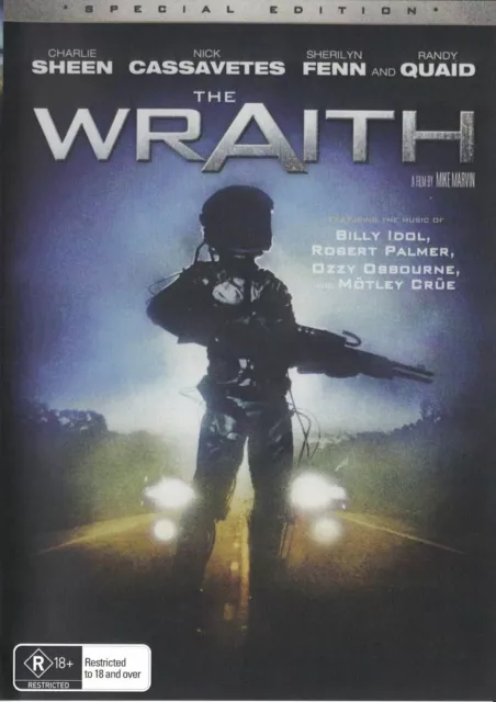 The Wraith DVD Charlie Sheen Brand New and Sealed Australian Release