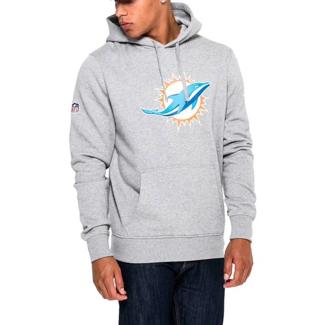 Sweat Vintage Miami Dolphins – Années 90 – Taille XL Homme – Gris