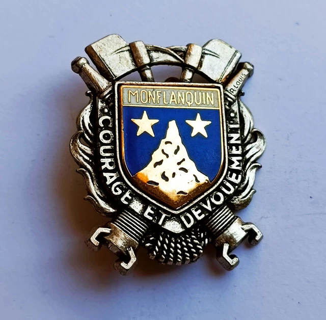 Insigne Ski Club De Montserrat – SK1954 – Cuivre Vintage