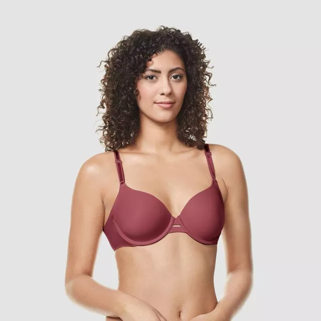 Simply Perfect by Warner's Women's Underarm Smoothing Mesh Underwire Bra -  Butterscotch 34D