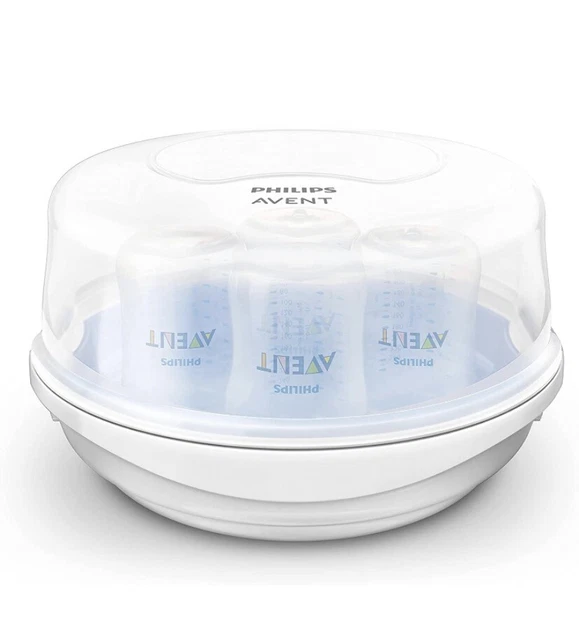 Philips AVENT Microwave Steam Sterilizer for Baby Bottles, Pacifiers, Cups