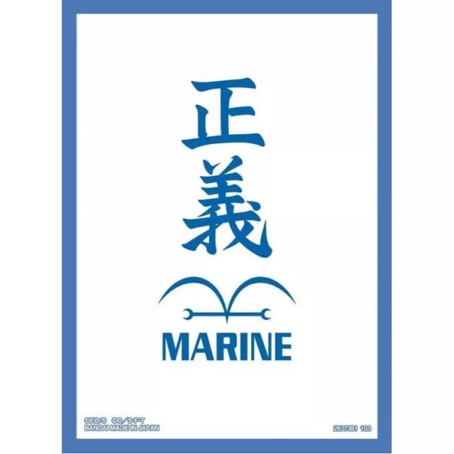 1 protège-carte Marine | Officiel V2 | One Piece TCG Card Game (2023)