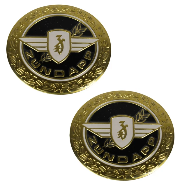 2x Suzuki Logo Aufkleber 14mm - Mit Transparentem Silikonschutz