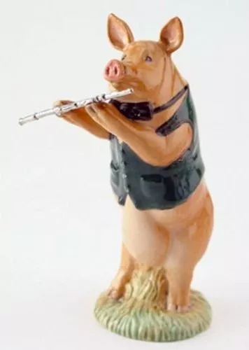 John Beswick Little Loveables David Pig Flutist