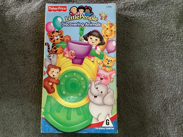 FISHER PRICE VHS Video Tape Little People Discovering Animals Children ...