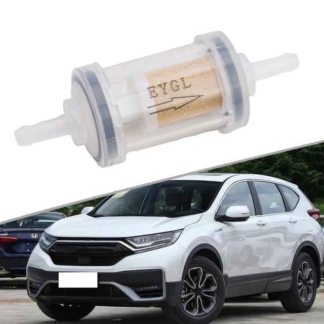 Filtre à Carburant Transparent 1.3in - Distributeur De Carburant Avec Filtre à Huile Pour Voiture, Camion, Bus - Alliage Acier ABS
