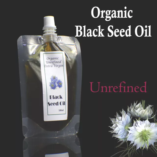 ✅Black Seed OIL ORGANIC Nigella Carrier Oil Unrefined Extra Virgin Cold Pressed