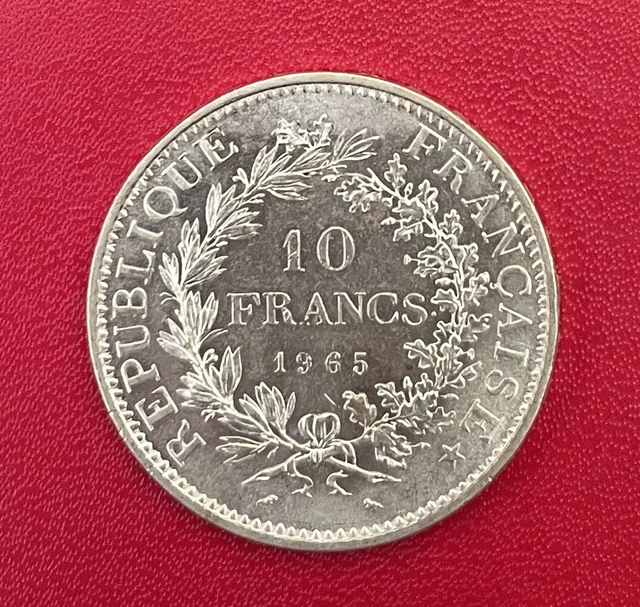 10 Francs En Argent 1965