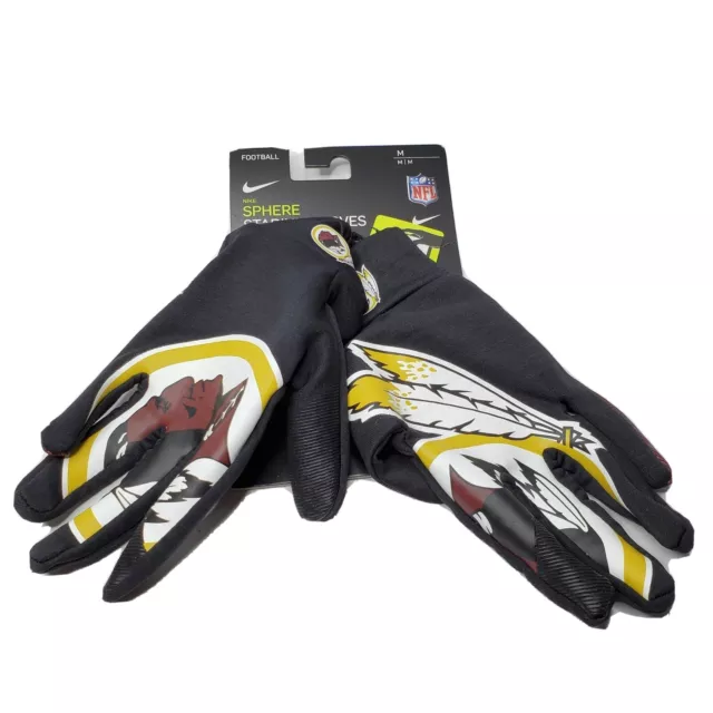 Nike Sphere Stadium Washington Redskins NFL Football Team Gloves Discontinued