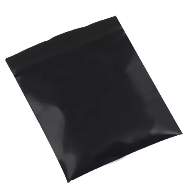 200pcs New Flat Black Plastic QuickQlick™ Sample Bags 6x9cm (2.25x3.5")