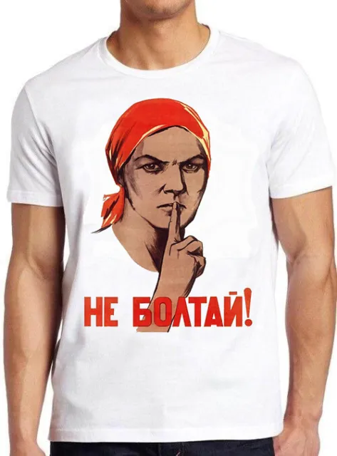 T-shirt regalo USSR Russia Propaganda Lenin retrò vintage M542