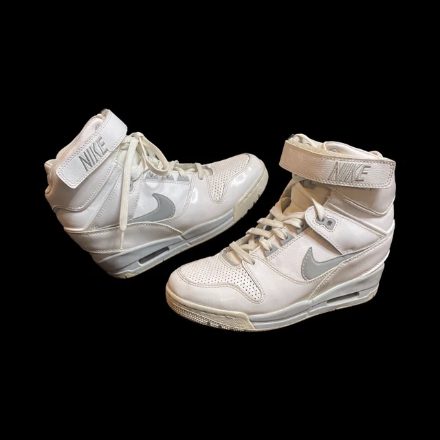 nike air revolution sky hi white