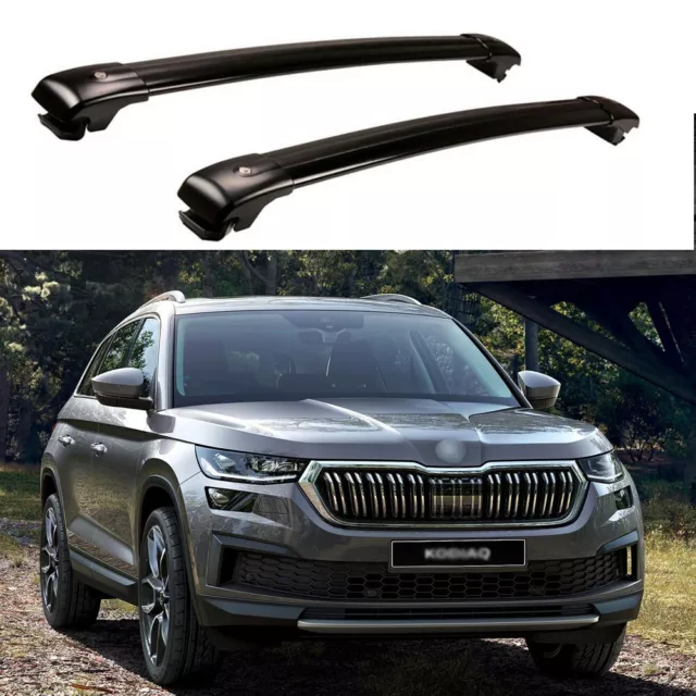 2PCS Crossbar Cross bar Roof Rack Rail Carrier Fits for Skoda Kodiaq 2016-2023