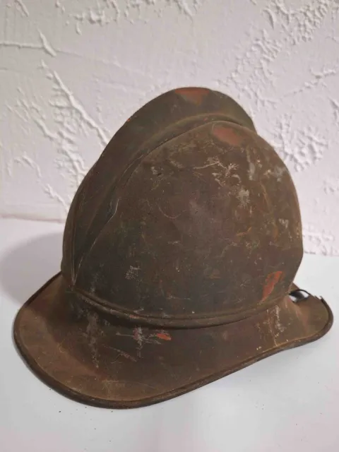 Stahlhelm Casque Steelhelmet Alter Feuerwehrhelm Firefighter Feuerwehr