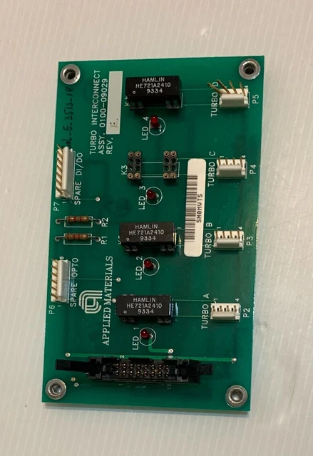AMAT APPLIED MATERIALS Turbo Interconnect Board 0100-09029 CARTE EUR ...