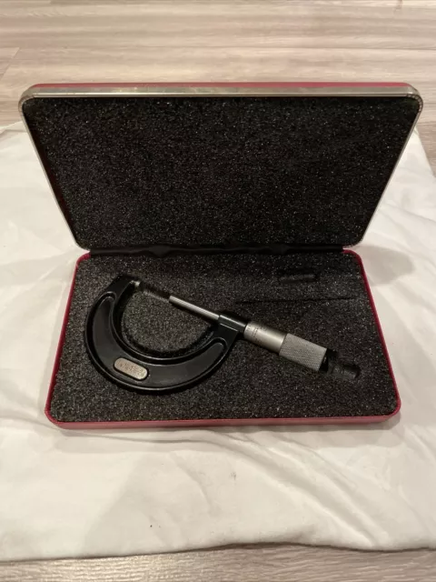 Starrett No. 436 1-2” Micrometer With Case