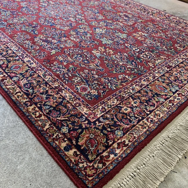 KARASTAN 5’9” x 9’ 700-785 Red Sarouk WOOL AREA RUG Made In USA KARASTAN 5’9” x 9’ 700-785 Red Sarouk WOOL AREA RUG Made In USA